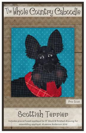 Scottish Terrier - Precut Fused Applique Pack