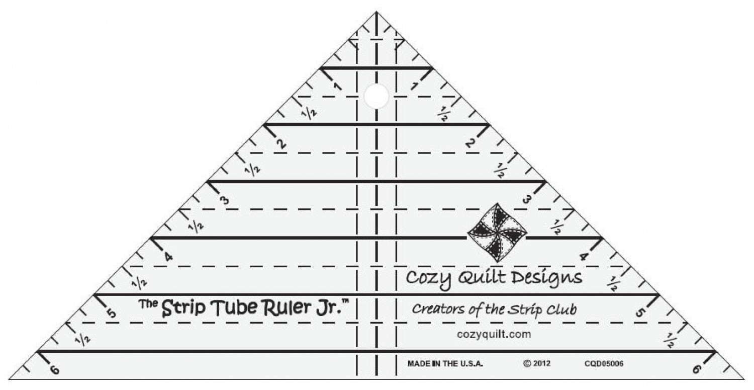 Strip Tube Ruler Junior - Cozy Quilt Designs