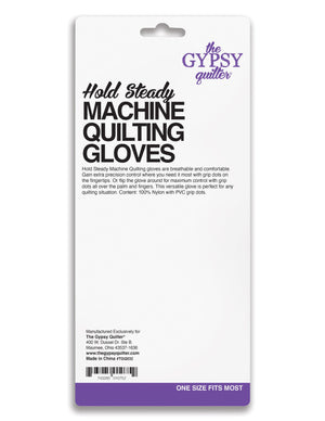 Machine Quilting Gloves - Hold Steady