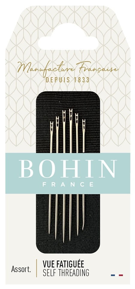 Bohin Self Threading Needles Sizes 4-6-8